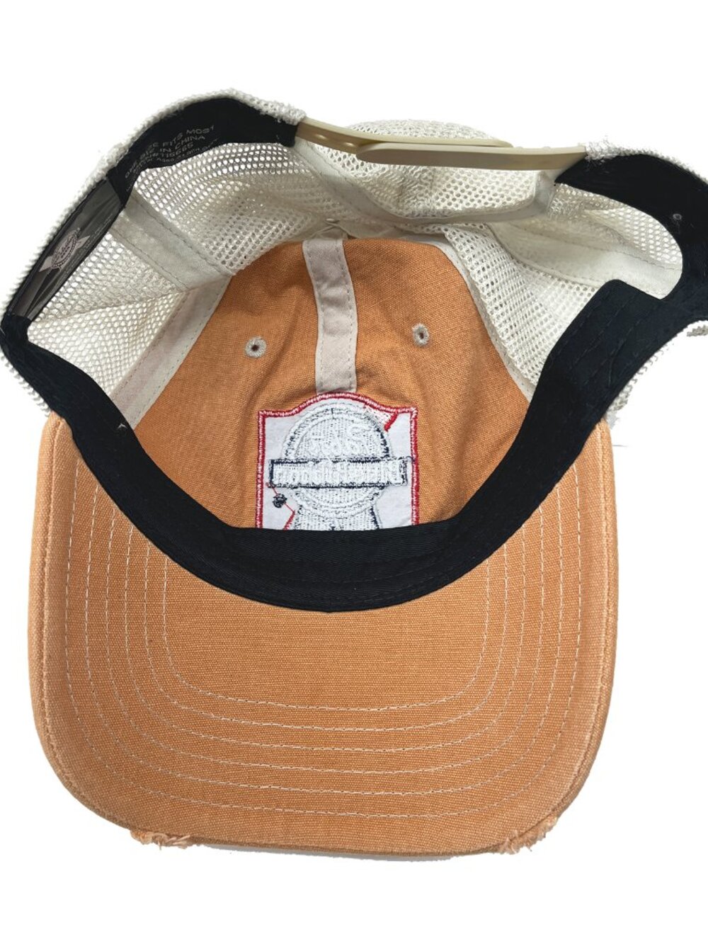 Pabst Blue Ribbon Distressed Hat NWT - Picture 8 of 11